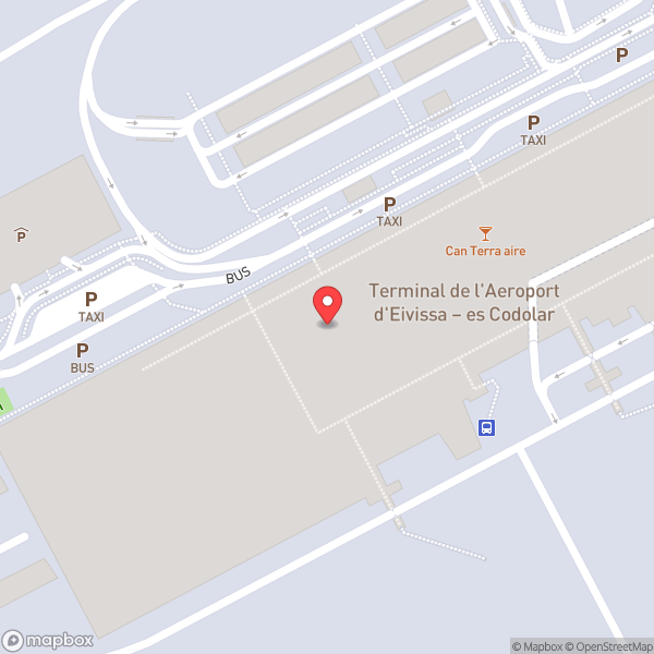Map of Ibiza Airport (IBZ) (Aeroport d'Eivissa Sant Josep)