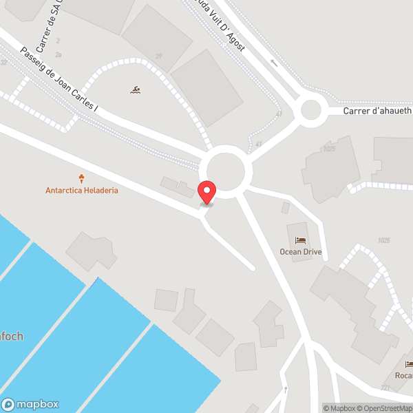Map of Marina Botafoc