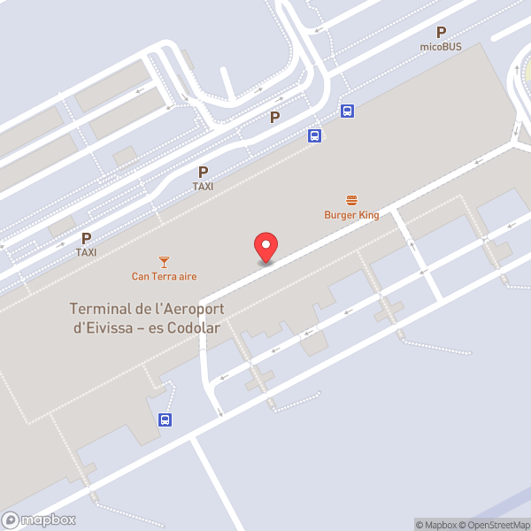 Map of "F*** ME I'M FAMOUS" Ibiza Airport Lounge