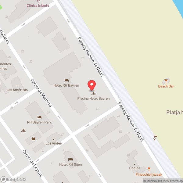 Map of Capitan Hook Gandia