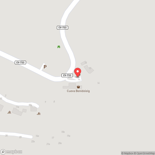 Map of Cuevas de las Calaveras