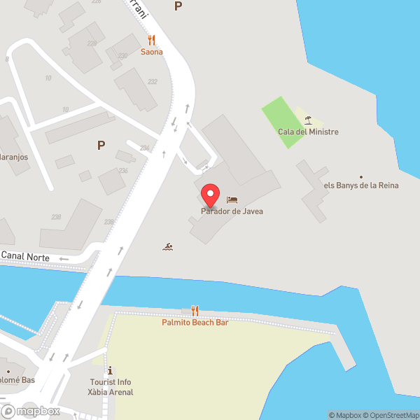 Map of Parador de Jávea