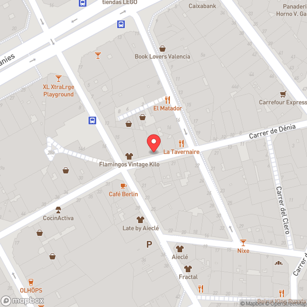Map of Espai Tactel
