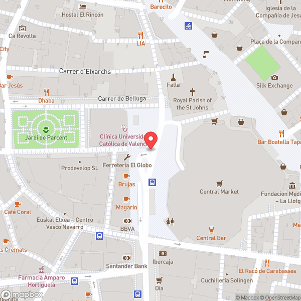 Map of Valencia (València)