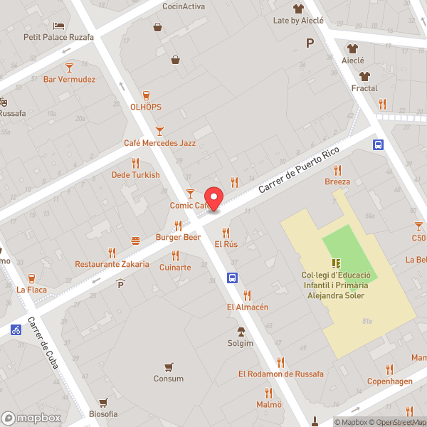 Map of El Rus