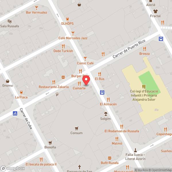 Map of Restaurante Tuareg