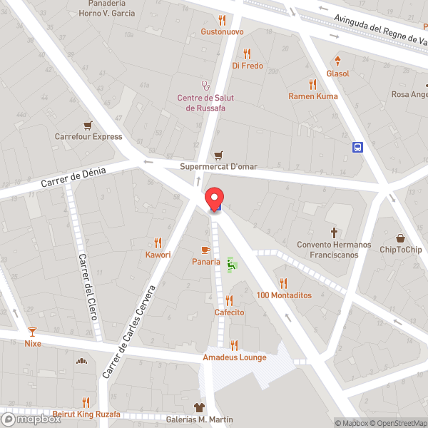 Map of Carnes Selectas Filo