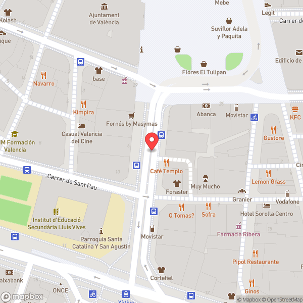 Map of Costa Coffee
