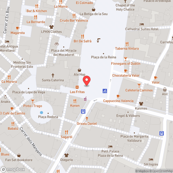 Map of Gelateries Llinares