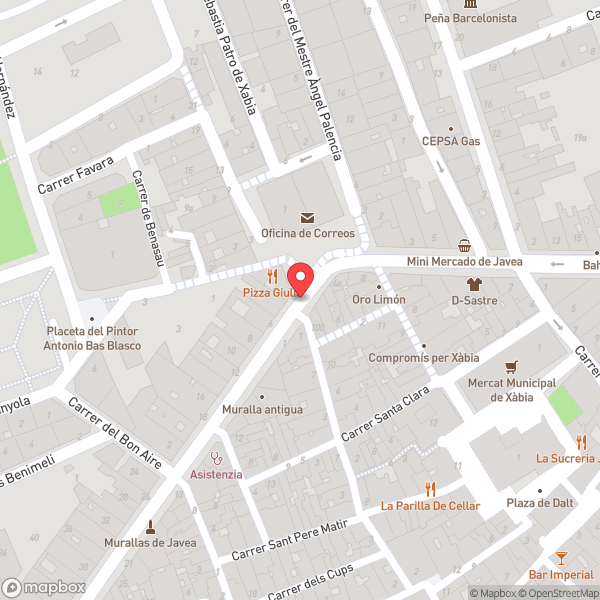 Map of La Trastienda