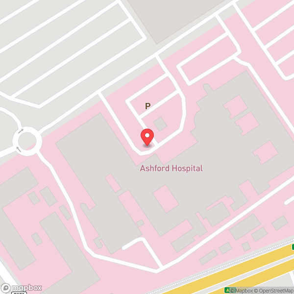 Map of Ashford Hospital