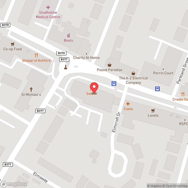 Map of Ashford Antique Centre Ltd