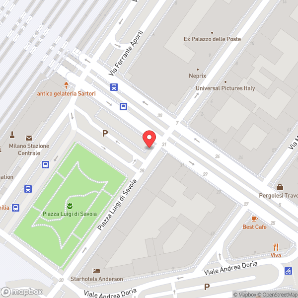 Map of milan apartment rental