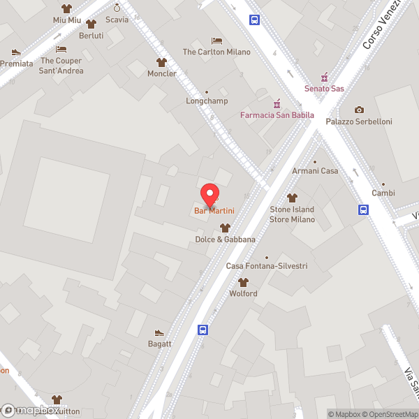 Map of Dolce & Gabbana Martini Bar
