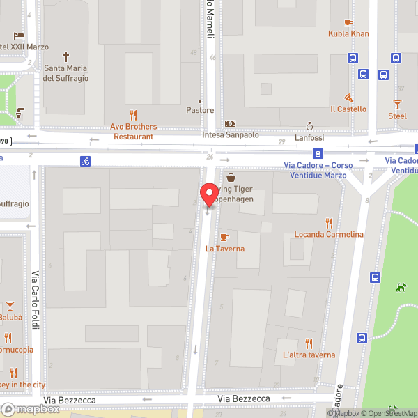 Map of La Taverna