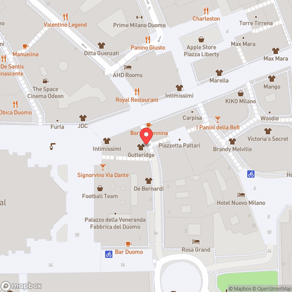 Map of Vanilla Gelati Italiani