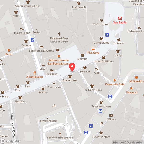 Map of Disney Store