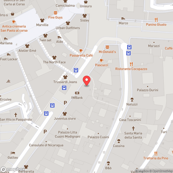 Map of Fermata San Babila