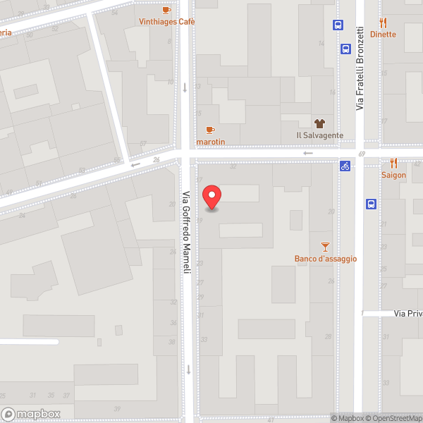 Map of Via Goffredo Mameli 19