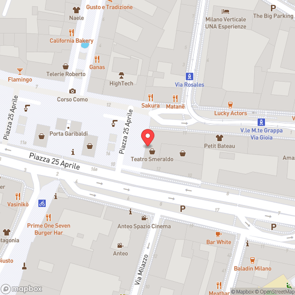 Map of Eataly