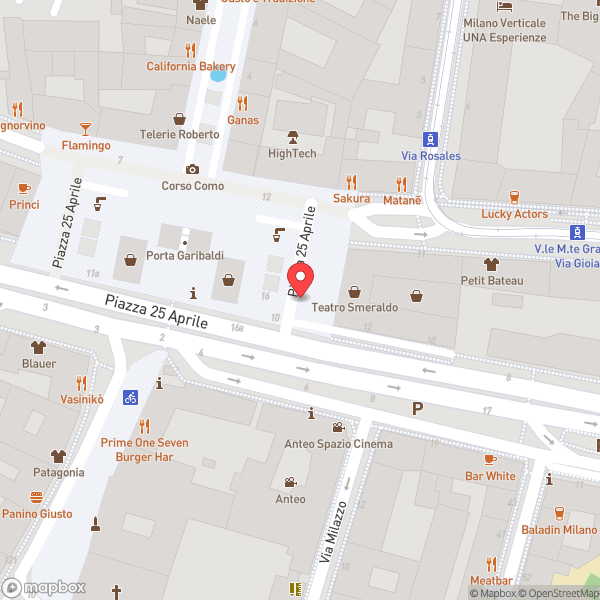Map of Porta Nuova Gallery