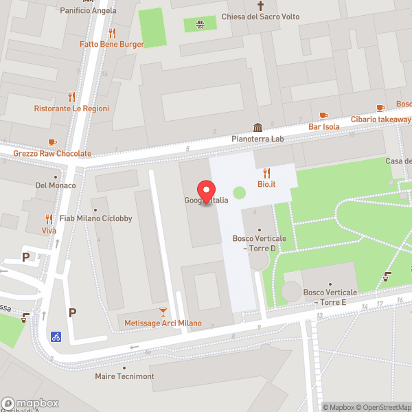 Map of Google Italia