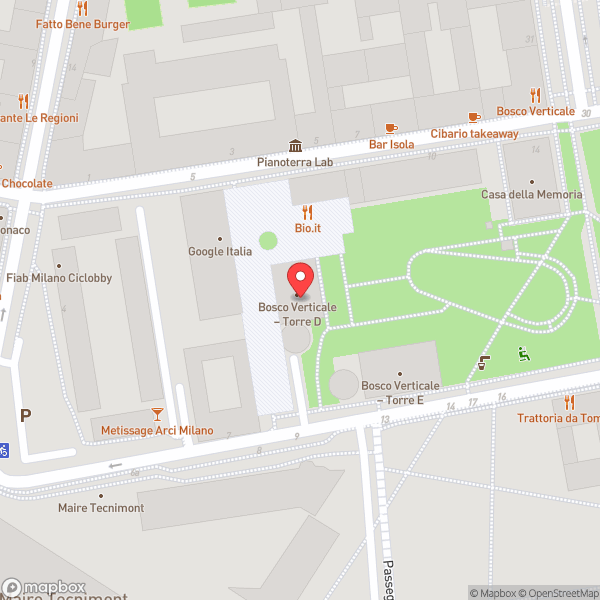 Map of Google Italy Gym