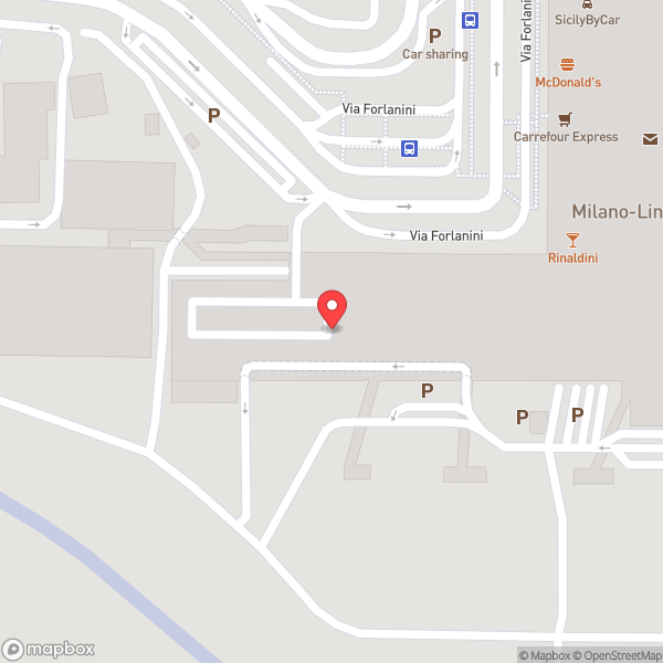 Map of Baggage Claim (Ritiro Bagagli)