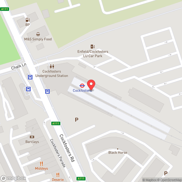 Map of Platform 1