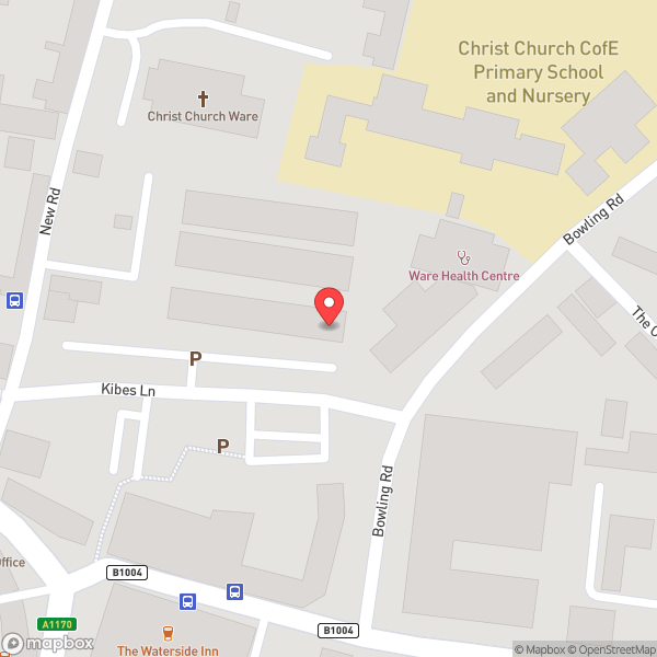 Map of Ware Beer Festival 2016