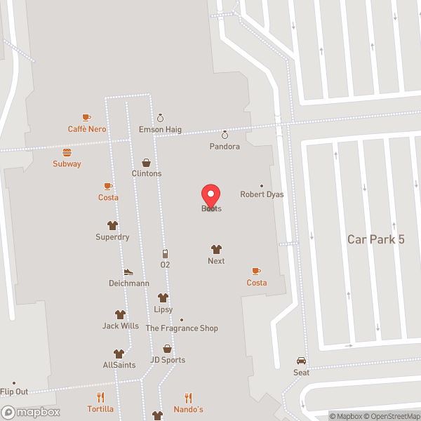 Map of Boots