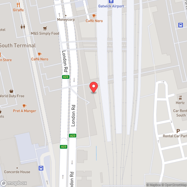Map of Check-in Hall
