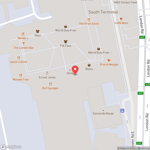 Map of No1 Lounge