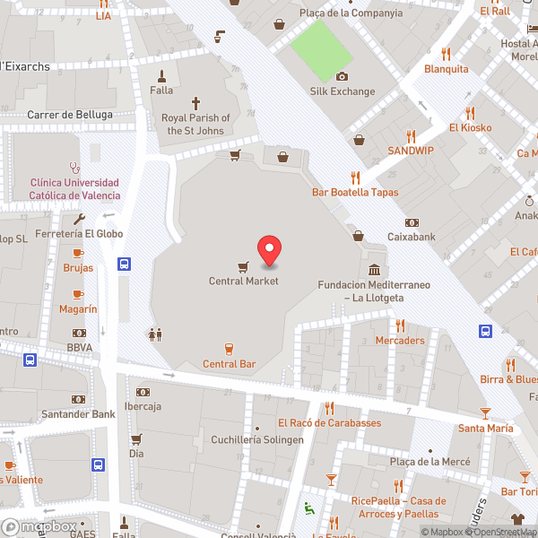 Map of Mercat Central