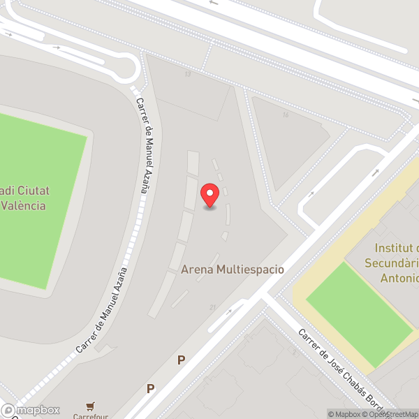Map of Panaria Centro Comercial Arena
