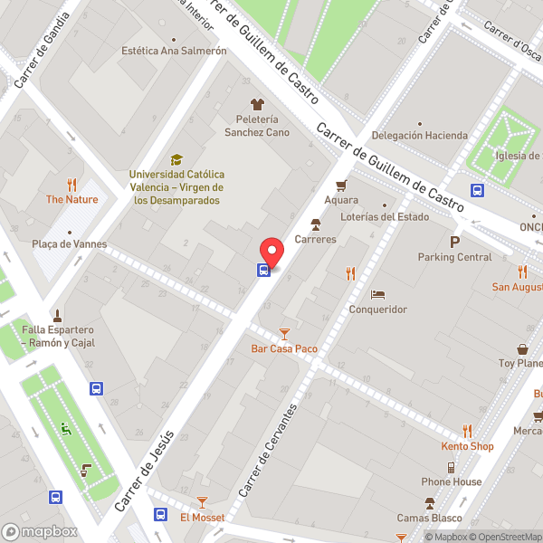 Map of Parada EMT Jesús