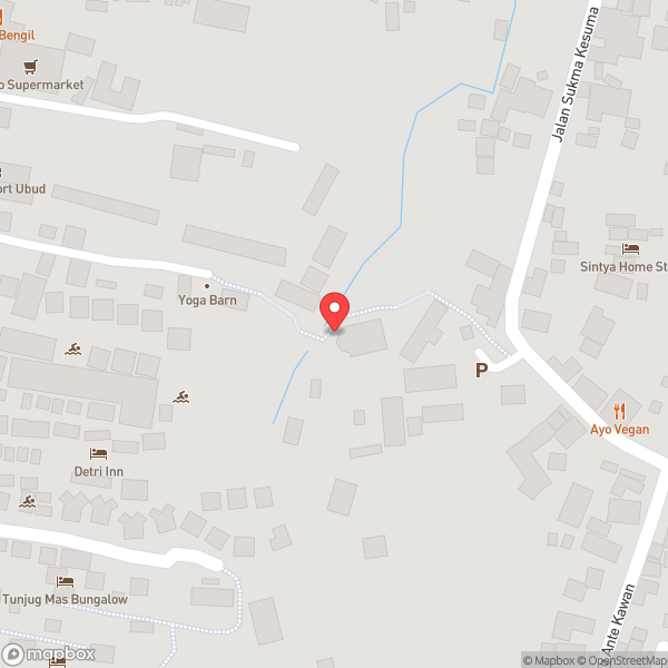Map of The Yoga Barn