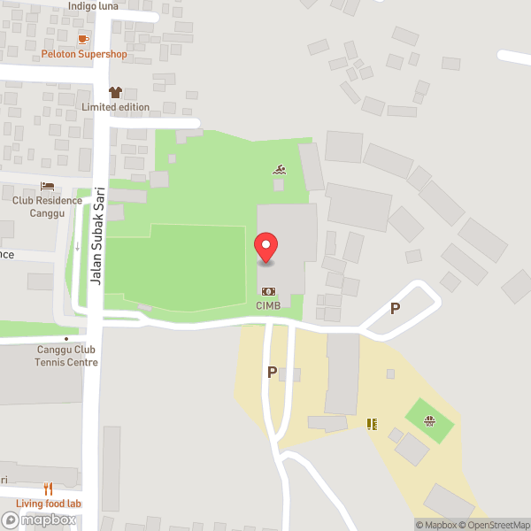 Map of Canggu Club