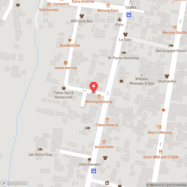 Map of Paradiso Ubud