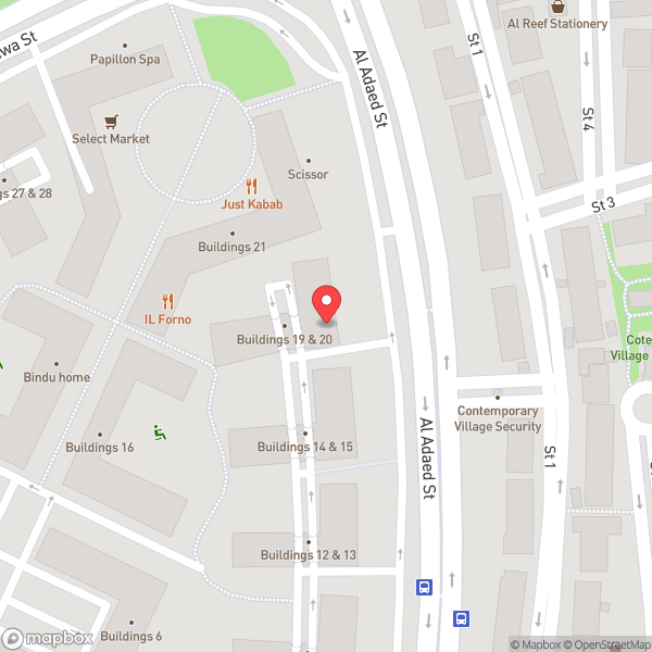 Map of Al Reef Compound