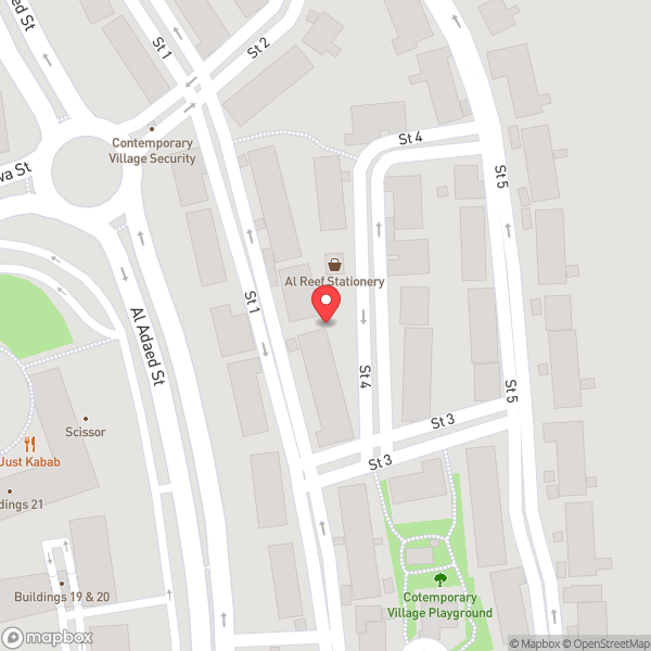 Map of Al Reef - Contemporary Village