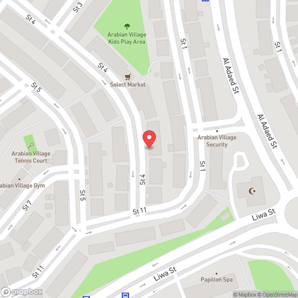 Map of Alreef Arabian Village Gym