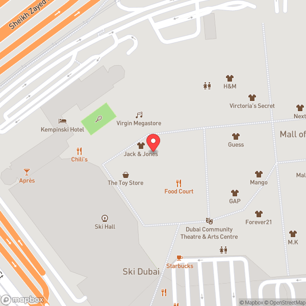 Map of Ski Dubai (دبي سكي)