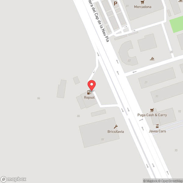 Map of Estación de Servicio Repsol