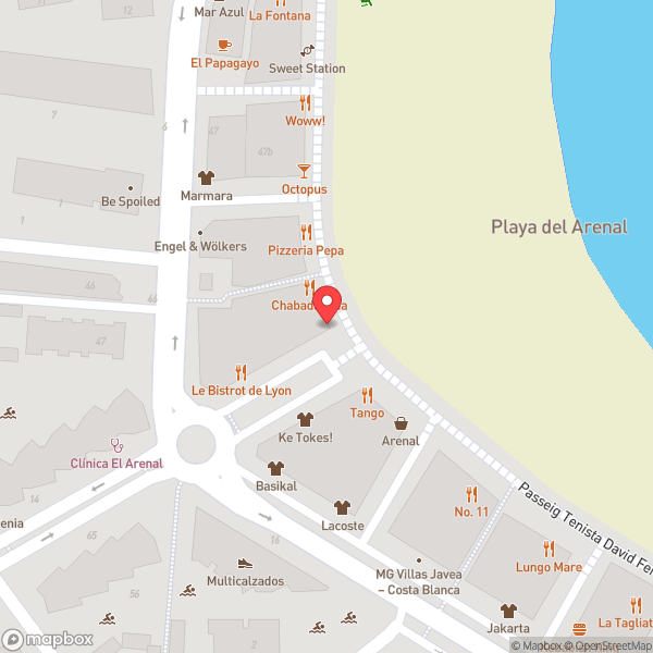 Map of Heladeria Olas