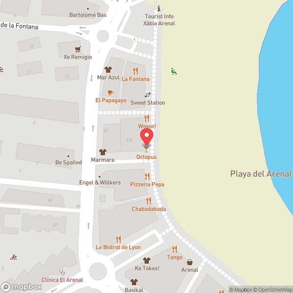 Map of Octopus