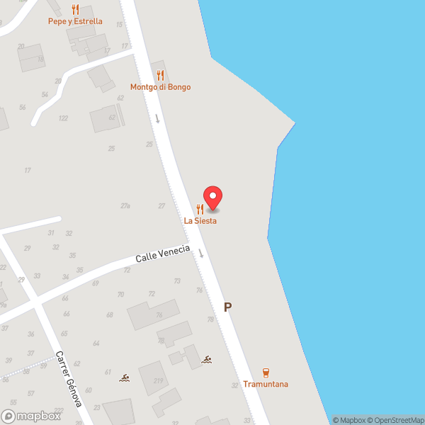 Map of La Siesta
