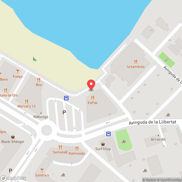 Map of Restaurante Los Remos La Nao