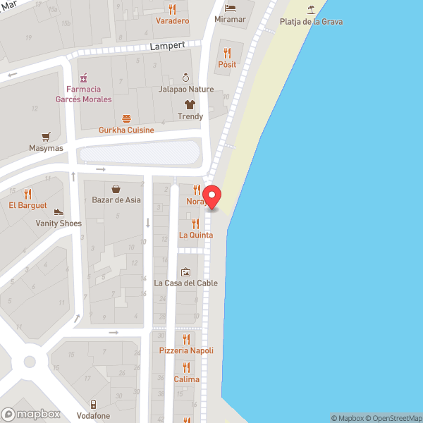 Map of Panaderia Castell