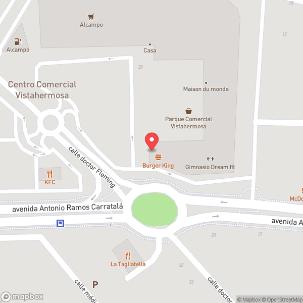 Map of Burger King